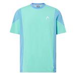 Head Slice T-Shirt Turquoise / Airforce Blue